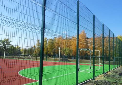 3Д забор для футбольной площадки в Ханты-Мансийском